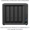 Serwer pamięci masowej NAS SYNOLOGY DS425+ — 4-zatokowy, Intel Celeron J4125 2,0–2,7 GHz, 2 GB DDR4, 0 TB, 2,5GbE, 2 gniazda M.2