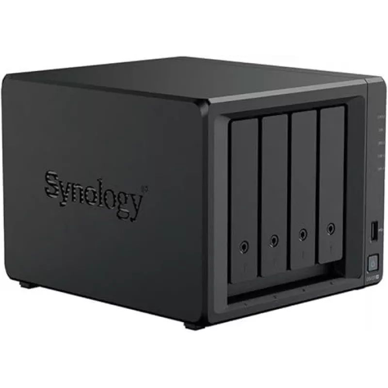 Serwer pamięci masowej NAS SYNOLOGY DS425+ — 4-zatokowy, Intel Celeron J4125 2,0–2,7 GHz, 2 GB DDR4, 0 TB, 2,5GbE, 2 gniazda M.2