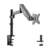 Uchwyt biurkowy do monitora MACLEAN MC-775 do ekranów 32 cale (81,3 cm), VESA 75x75–100x100, do 8 kg, szary