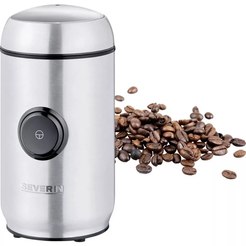 Młynek ostrzowy SEVERIN KM 3879 — młynek do kawy ostrzowy, 150 W, pojemność 50 g, ostrza ze stali nierdzewnej, czarny