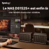Synology DiskStation DS1525+ NAS/serwer pamięci masowej Ryzen Embedded V1500B 8 GB DDR4 0 TB Czarny