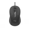 Logitech Signature Wiczerwony M520 for Business Optyczna przewodowa mysz USB-C Plug-and-Play Windows/Mac/Chrome/PC/laptopy - Graphite
