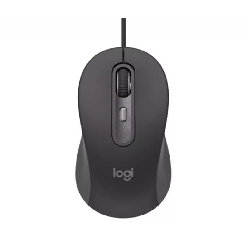Logitech Signature Wiczerwony M520 for Business Optyczna przewodowa mysz USB-C Plug-and-Play Windows/Mac/Chrome/PC/laptopy - Graphite