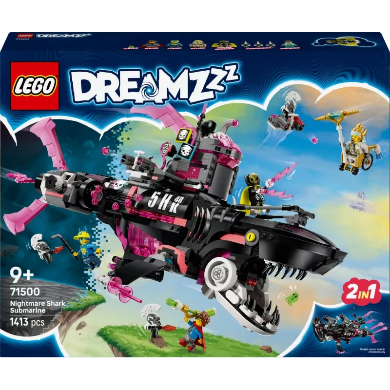 LEGO® DREAMZzz™ Nightmare Shark Submarine Toy 71500