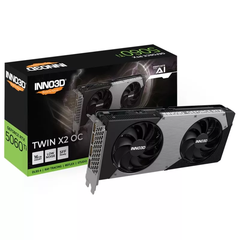 INNO3D GeForce RTX 5060 Ti TWIN X2 OC 16GB GDDR7 Karta graficzna