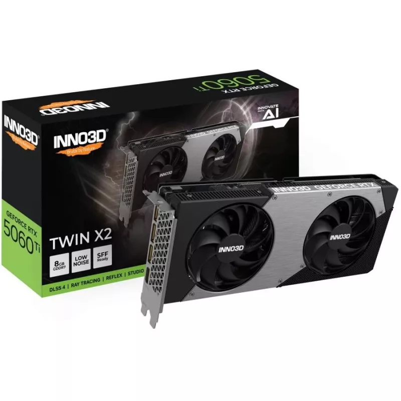 Karta graficzna INNO3D GeForce RTX 5060 Ti TWIN X2 8GB GDDR7
