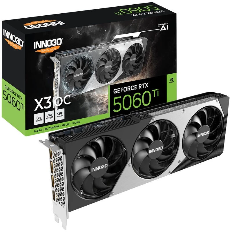 Karta graficzna INNO3D GeForce RTX 5060 Ti X3 OC 8GB GDDR7