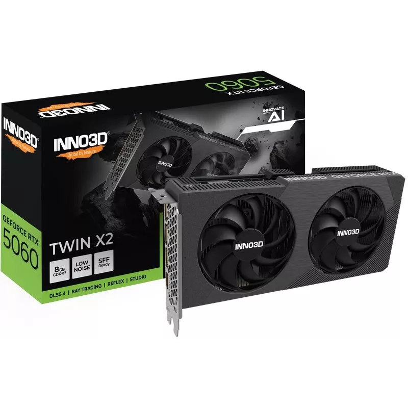 Karta graficzna INNO3D GeForce RTX 5060 Twin X2 8GB GDDR7