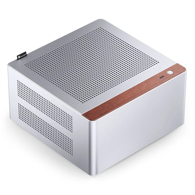 Obudowa komputerowa Jonsbo NV10 Mini ITX - srebrna