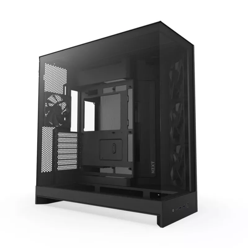 NZXT H9 Air Flow (2025) Duża, dwukomorowa obudowa typu Mid Tower - Czarny