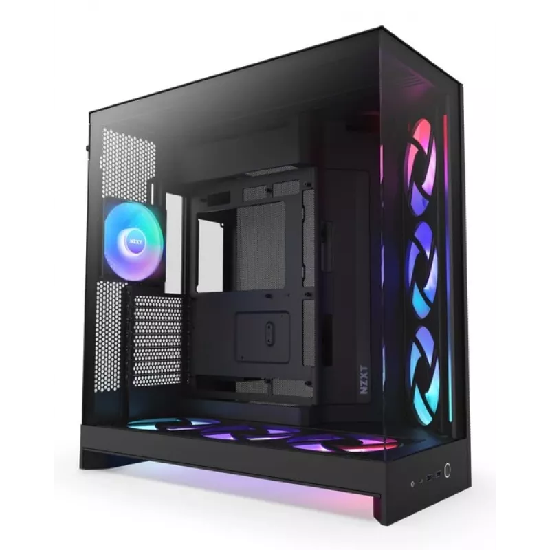 Obudowa PC NZXT H9 Flow RGB+ Midi Tower czarna