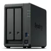 NAS Synology DiskStation DS725+ 2-zatokowy Ryzen R1600 4GB DDR4 ECC, 2.5GbE, 2x M.2, obsługa RAID, 0TB, Czarny