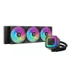 Zestaw chłodzenia cieczą All-in-one DeepCool LE360 V2 z 3 wentylatorami 120 mm, łożyskiem hydrodynamicznym, czarny, obsługuje LGA1150/1151/1155/1200/1700/AM4/AM5