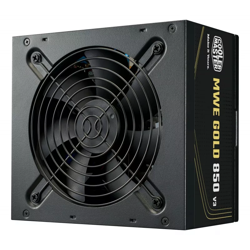 Zasilacz Cooler Master MWE Gold 850 V3 850W 80+Gold Nie-Modularny ATX 3.1 Wentylator 120mm Gwarancja 5 lat
