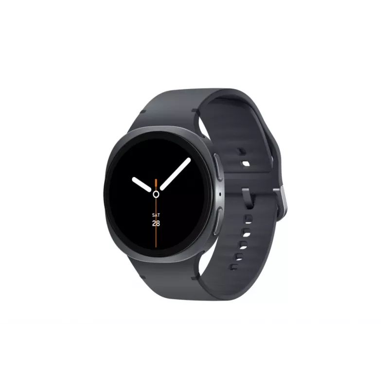 Samsung Galaxy Watch 8 3,81 cm (1,5 cala) AMOLED 44 mm Cyfrowy 480 x 480 pikseli Ekran dotykowy Grafit Wi-Fi GPS (satelitarny)