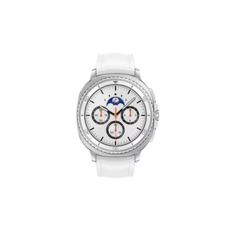 Smartwatch Samsung Galaxy Watch 8 Classic 46 mm Srebrny — 3,3 cm AMOLED, 4G, 64 GB, 445 mAh