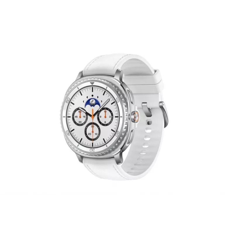 Smartwatch Samsung Galaxy Watch 8 Classic 46 mm Srebrny — 3,3 cm AMOLED, 4G, 64 GB, 445 mAh