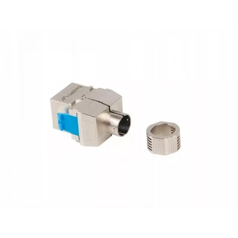Moduł Keystone Lanberg KSF8-4000 Płaski Niebieski Srebrny RJ-45