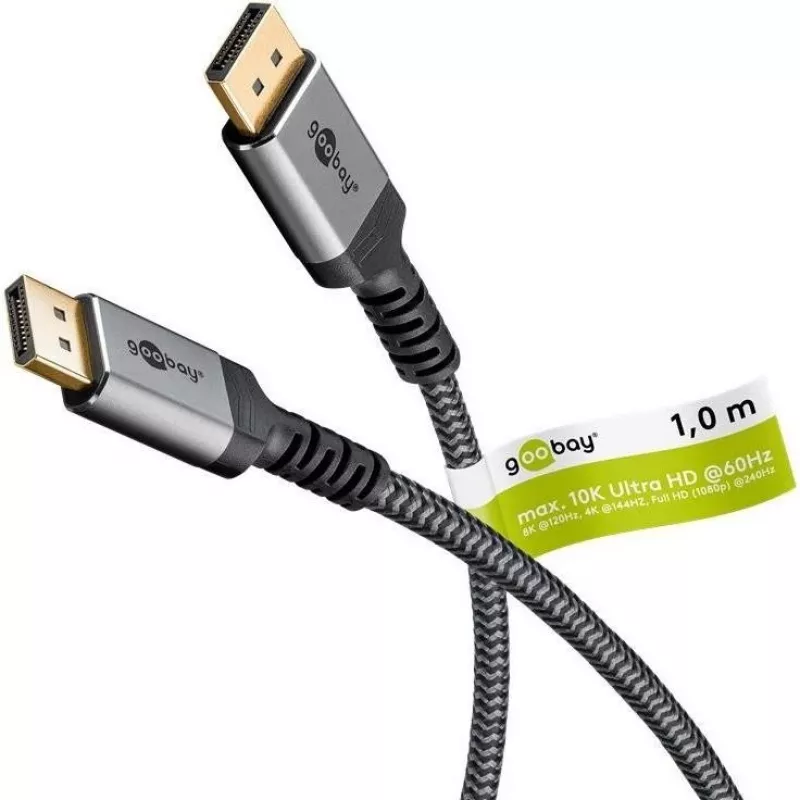 Goobay 75684 - Kabel DisplayPort 2.x 16K 60 Hz - Kabel - Cyfrowy/Wideo/Display (75684)