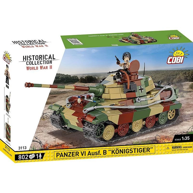 Zestaw konstrukcyjny COBI Panzer VI Ausf. B Königstiger 802 szt.