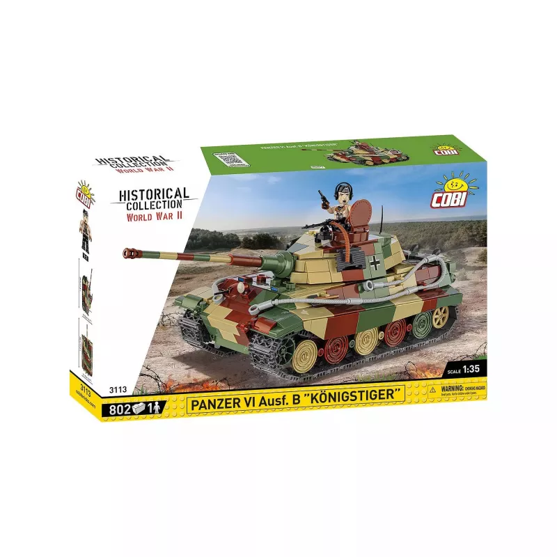 Zestaw konstrukcyjny COBI Panzer VI Ausf. B Königstiger 802 szt.