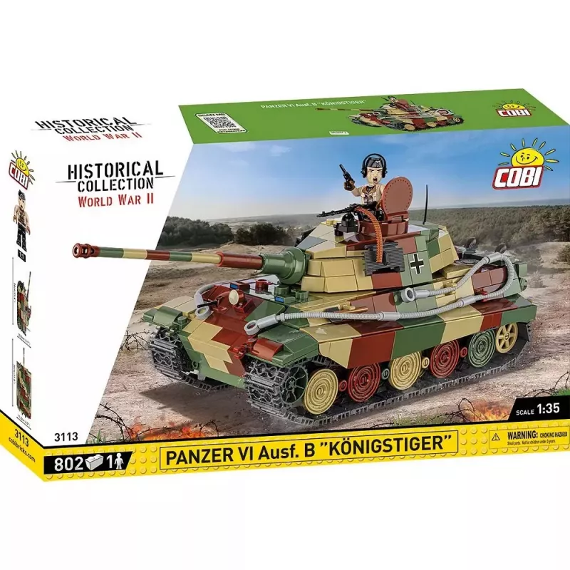 Zestaw konstrukcyjny COBI Panzer VI Ausf. B Königstiger 802 szt.