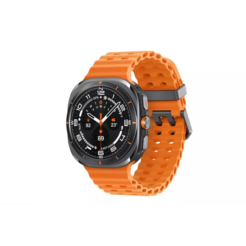 Samsung Galaxy Watch Ultra 3,81 cm (1,5 cala) AMOLED 47 mm Cyfrowy 480 x 480 pikseli Dotykowy 4G Szary, Tytan Wi-Fi GPS (satelitarny)