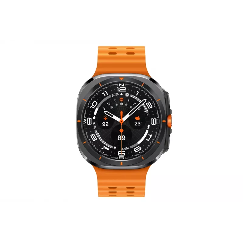 Samsung Galaxy Watch Ultra 3,81 cm (1,5 cala) AMOLED 47 mm Cyfrowy 480 x 480 pikseli Dotykowy 4G Szary, Tytan Wi-Fi GPS (satelitarny)