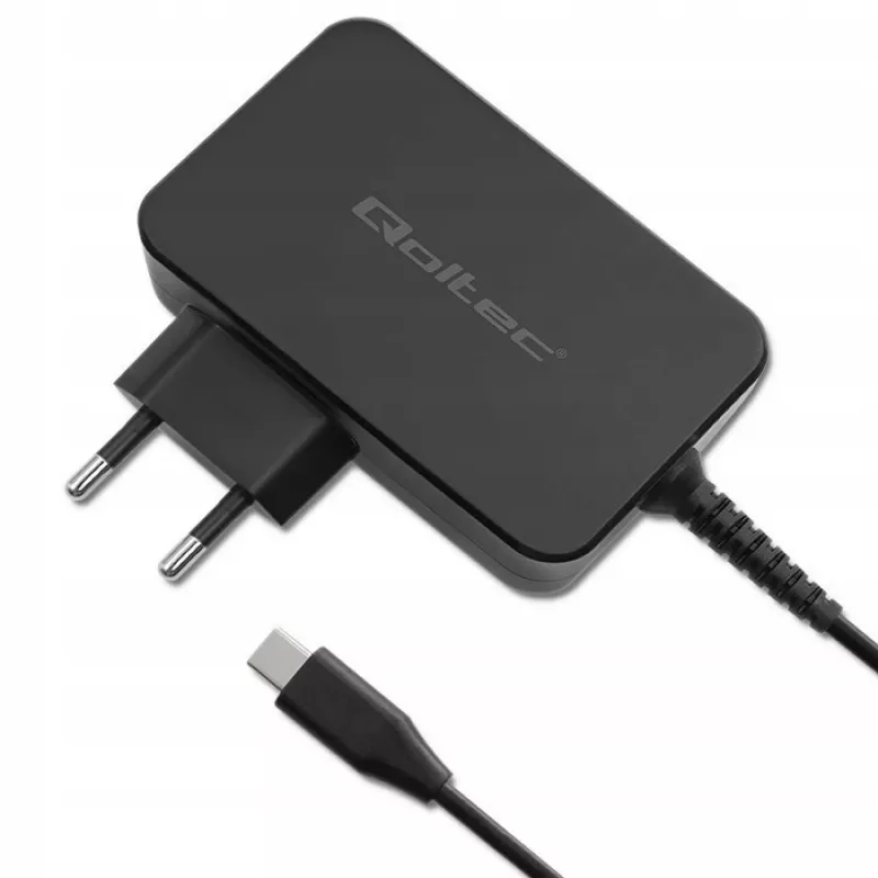 Zasilacz sieciowy GaN QOLTEC 52387 90W 1x USB‑C 5–20V