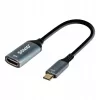Adapter Savio USB-C (M) HDMI (F), 4K, 60Hz, Aluminium, AK-78