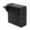Ładowarka Qoltec GaN POWER PRO | 2xUSB-C | 2xUSB | 130W | 5-20V | 1.5-5A | XP | Czarny