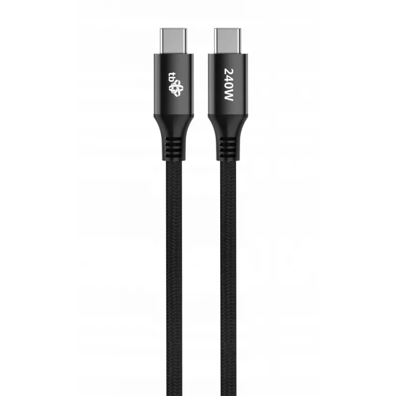 Przewód TB USB C USB C 1m 240W Czarny