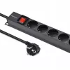 Aluminiowa listwa zasilająca Qoltec do szafy RACK | 16A | 16 x Schuko | pionowa | 1,8 m
