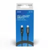 Kabel Savio USB-C - USB-C CL-174 1m czarny USB 3.2 Gen 1