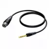 Kabel stereo Procab XLR męski – jack 6,3 mm (1/4 cala) męski, 1,5 m