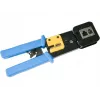 Zaciskarka Alantec NI040 do złączy RJ-45, konstrukcja stalowa, uchwyty plastikowe, czarno-niebieska