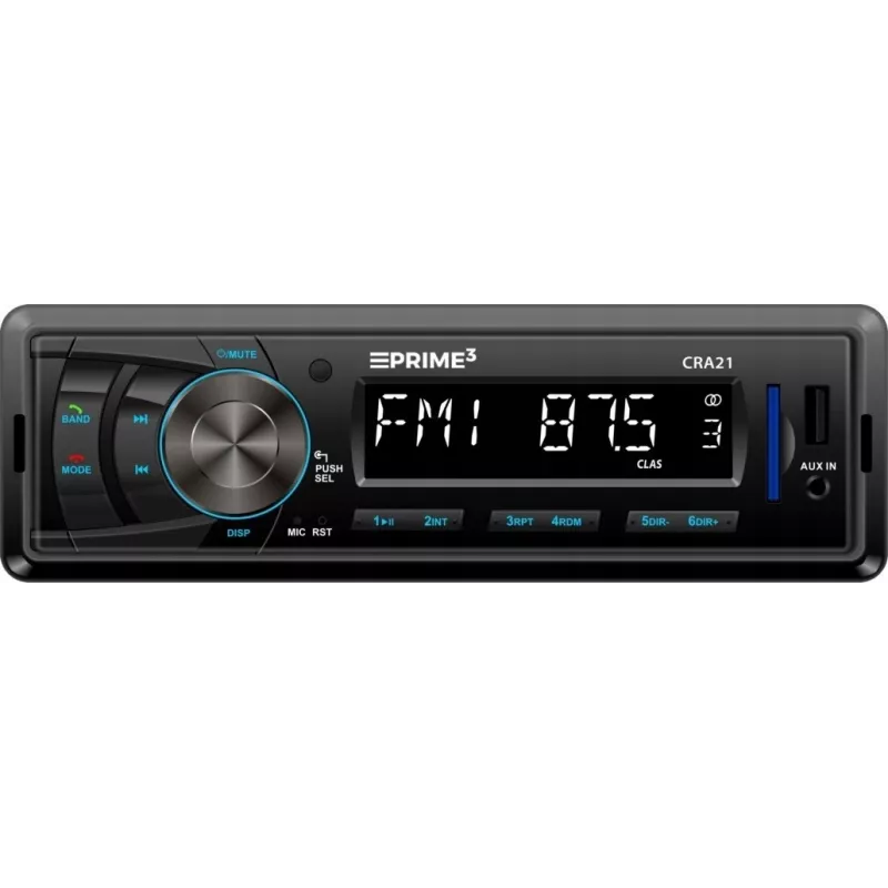 Car FM Radio Receiver PRIME3 CRA21 BT Bluetooth z tunerem FM i łącznością Bluetooth