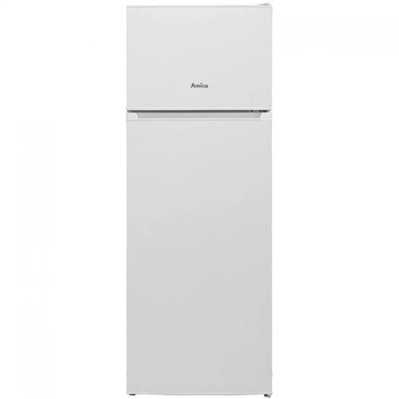 Lodówko-zamrażarka AMICA FD2355.4(E) — 235 l, z zamrażalnikiem na górze, biała, R600a, wolnostojąca, 1450×540×570 mm