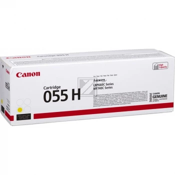 Toner Canon CRG-055HY 5,9 tys. stron Żółty