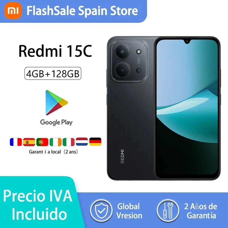Smartfon Xiaomi Redmi 15C 4G 6,9 inch 4/128GB Midnight Black