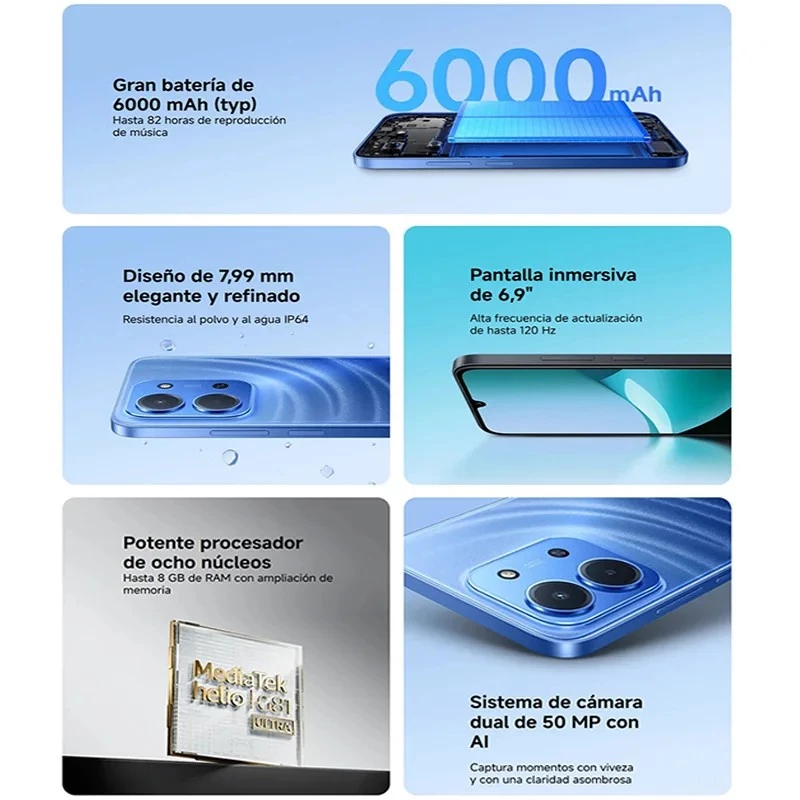 Smartfon Xiaomi Redmi 15C 4G 6,9 inch 4/128GB Midnight Black