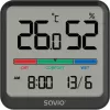 Wewnętrzny czujnik temperatury i wilgotności SAVIO CT-01/B wolnostojący, LCD, -10–55°C, 10–99% RH, CR2032