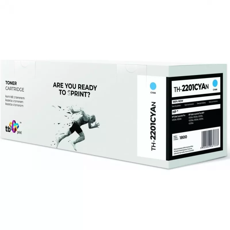 Print, Toner, Toner do HP Color LaserJet Pro 4202 W2201A TH-2201cyjan 100 Nowy Cyjan