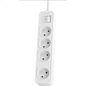 Przedłużacz Philips Phil-CHP2144W/60 1,5 m, 4 gniazda AC, biały