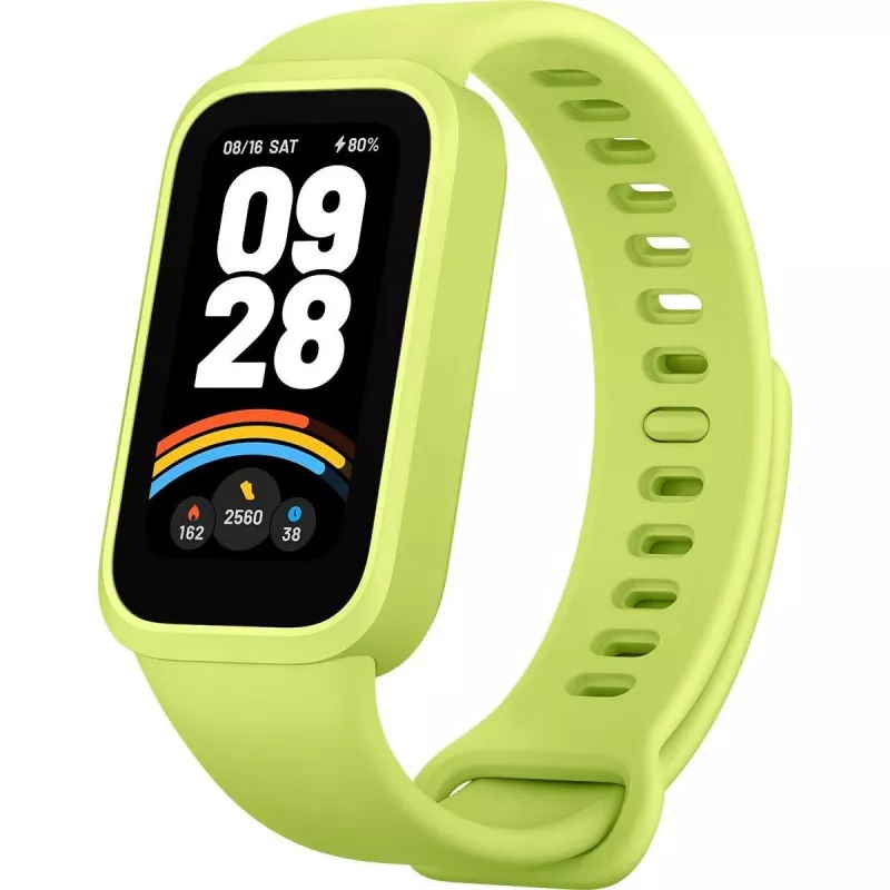 Opaska fitness tracker Xiaomi 9 Active zielony — pulsometr, monitor aktywności, model 70783