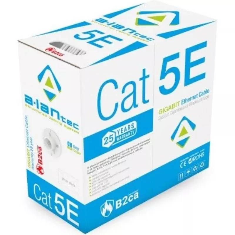 Kabel U/UTP kat.5e B2ca LSOH 305m KIU5LSOH305B Alantec