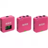 Mikrofon bezprzewodowy RODE Wireless GO III Pink — kompaktowy dwukanałowy system nadajnika i odbiornika