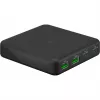 GOOBAY wieloportowa ładowarka biurkowa USB-C PD GaN 65 W, czarna