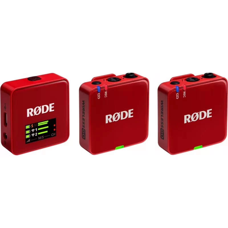 RØDE Wireless GO III Czerwony - bezprzewodowy system mikrofonowy (czerwony)