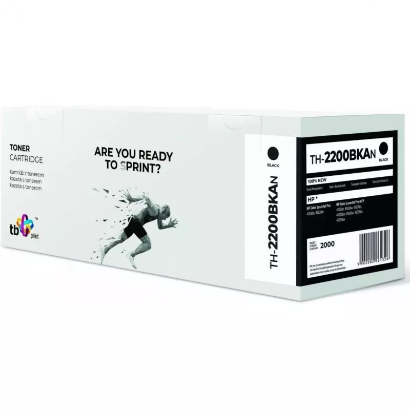 Print, Toner, Toner per HP Kolor LaserJet Pro 4202 W2200A TH-2200BKAN 100 Nuovi Czarny